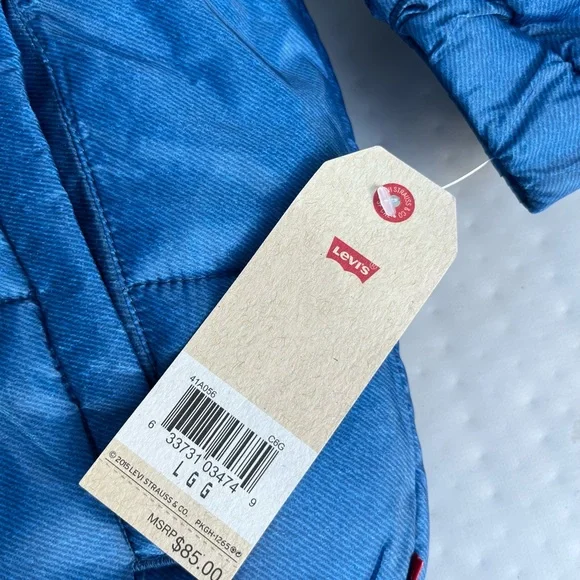 NWT Levi’s Retro Puffer Jacket - Kids Large - Picture 5 of 10